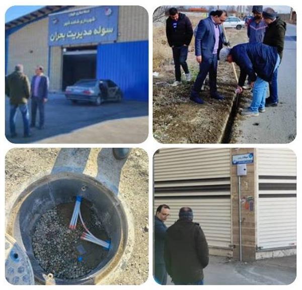 آغاز مرحله شوتینگ فیبر نوری پروژه FTTH در شاهد شهر