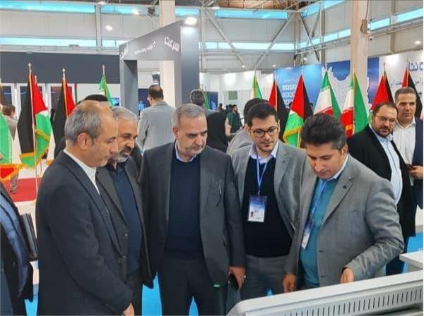 بازدید مدیرکل ارتباطات و فناروی اطلاعات استان تهران از نمایشگاه تلکام